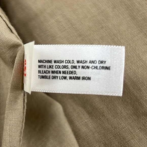 NWT Gap Women’s Fully Lined Khaki 100% Linen Blazer Size 10 - Picture 6 of 6